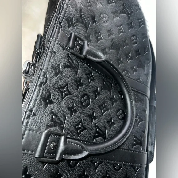 Louis Vuitton Keepall Bandouliere 50 Monogram Shadow Black - Picture 2 of 10